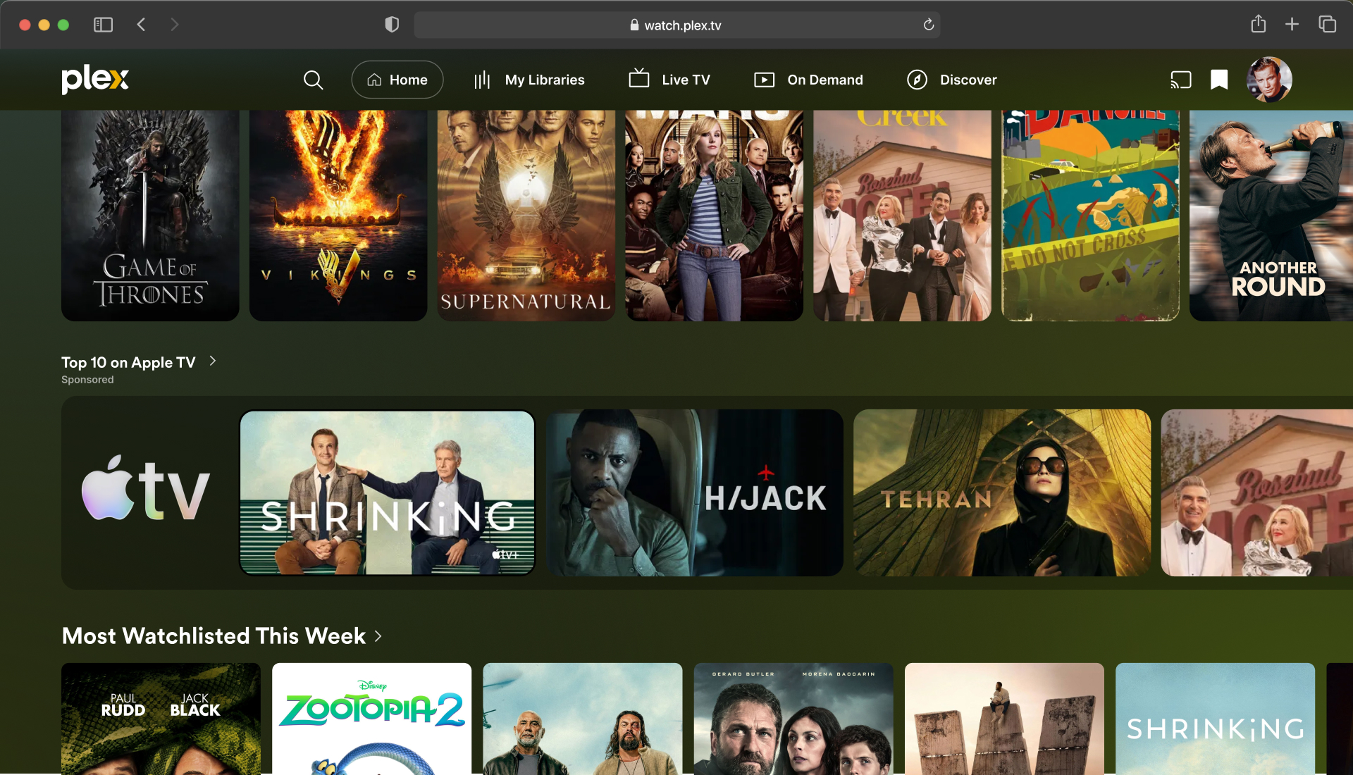 Web Sponsored Hub example